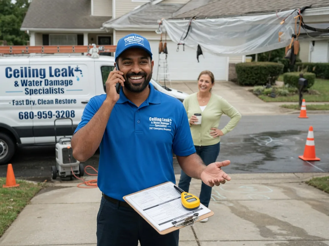 Ceiling Leak Cleanup Gaastra, MI FAQs